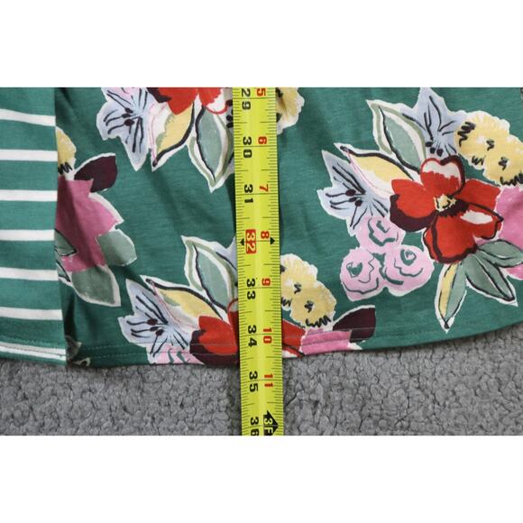 New Pact Organic Womens Medium Large Staycation Kimono Floral Print Robe - Picture 6 of 6